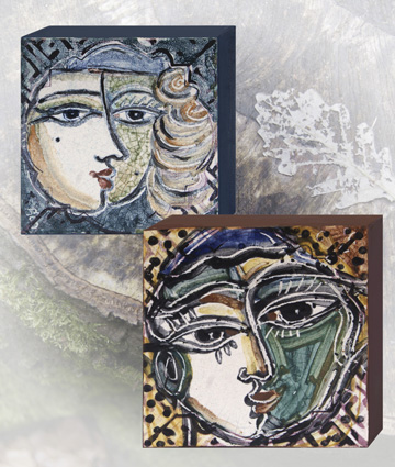 Zwei Kacheln auf Objektk&auml;sten